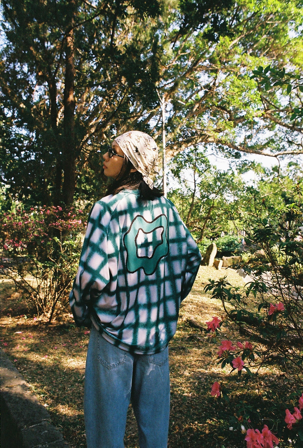 NERIAME TOKYO - (UN) USUAL L/S JERSEY GREEN CHECKERED