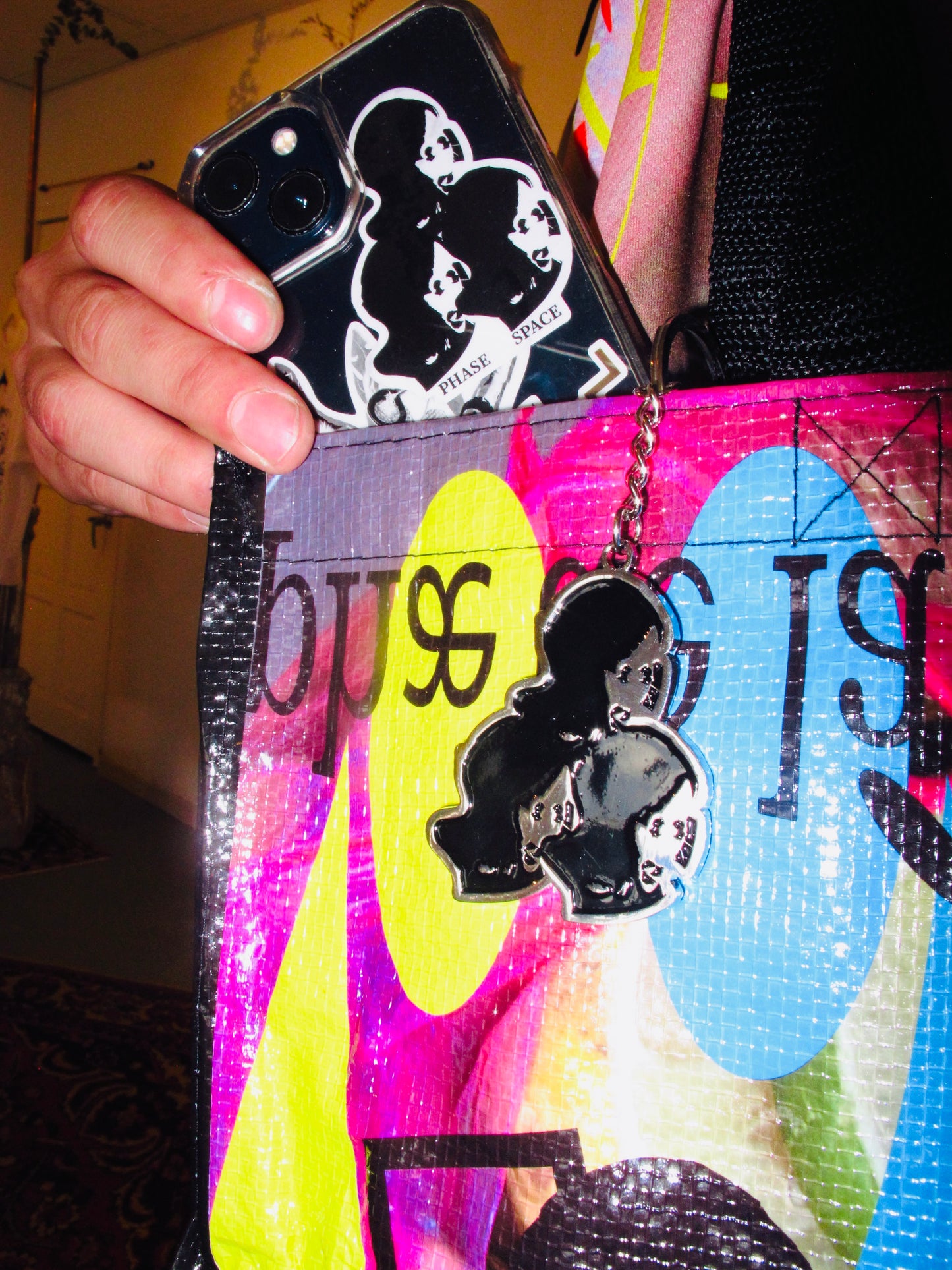 PHASE FACE KEYCHAIN
