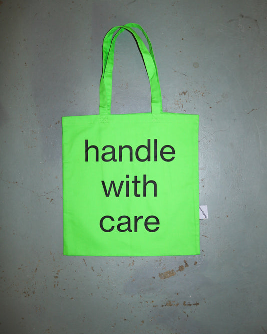 READING ROOM - HANDLE WITH CARE TOTE BAG
