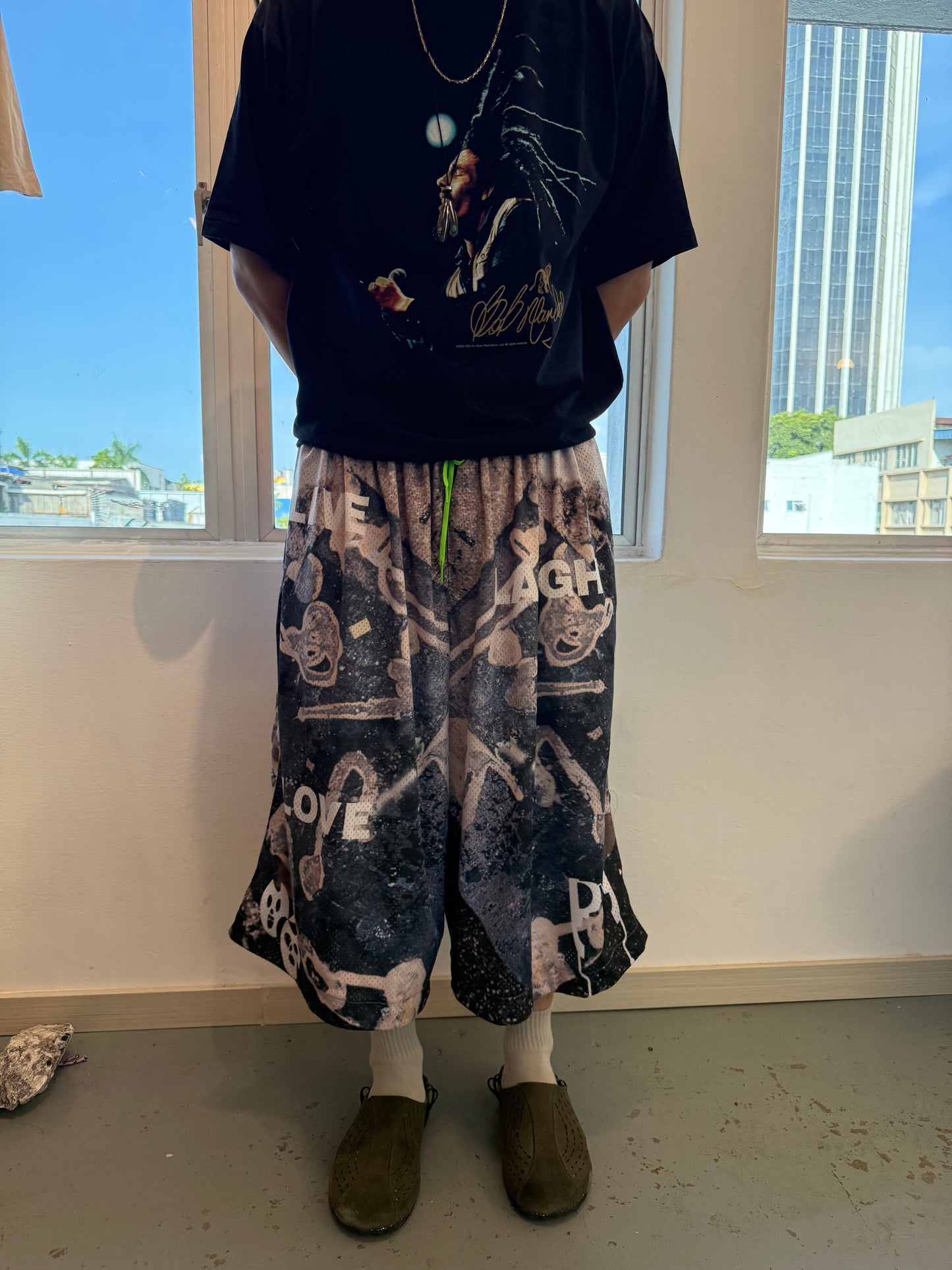 Xiang Feng Mesh Jorts