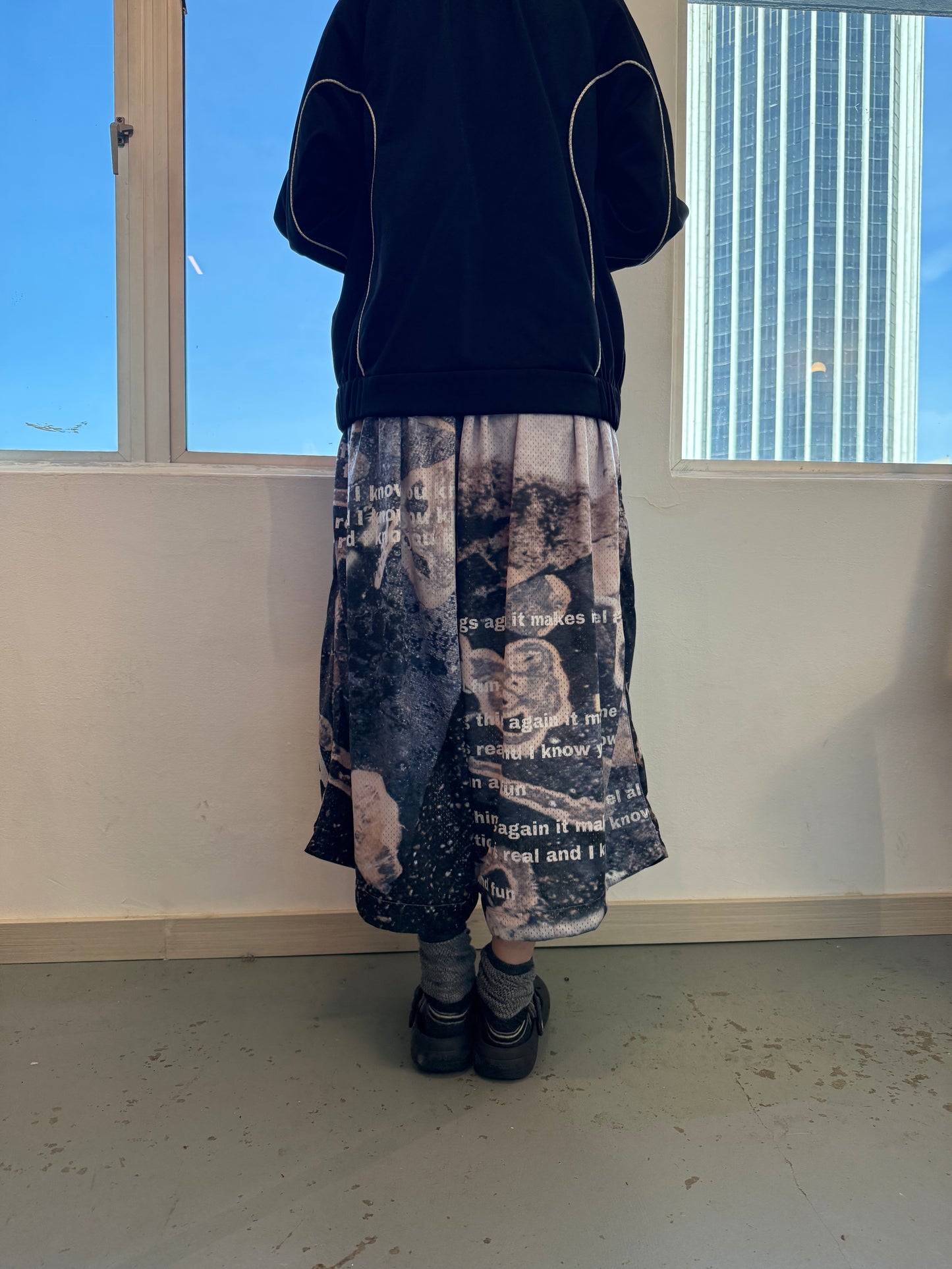 Xiang Feng Mesh Jorts