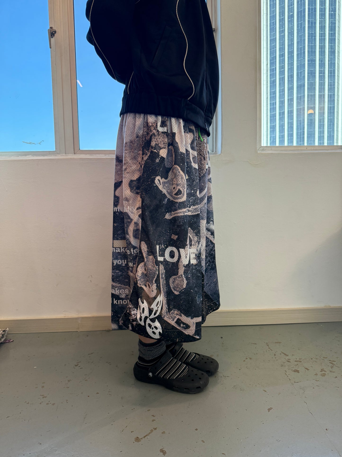 Xiang Feng Mesh Jorts