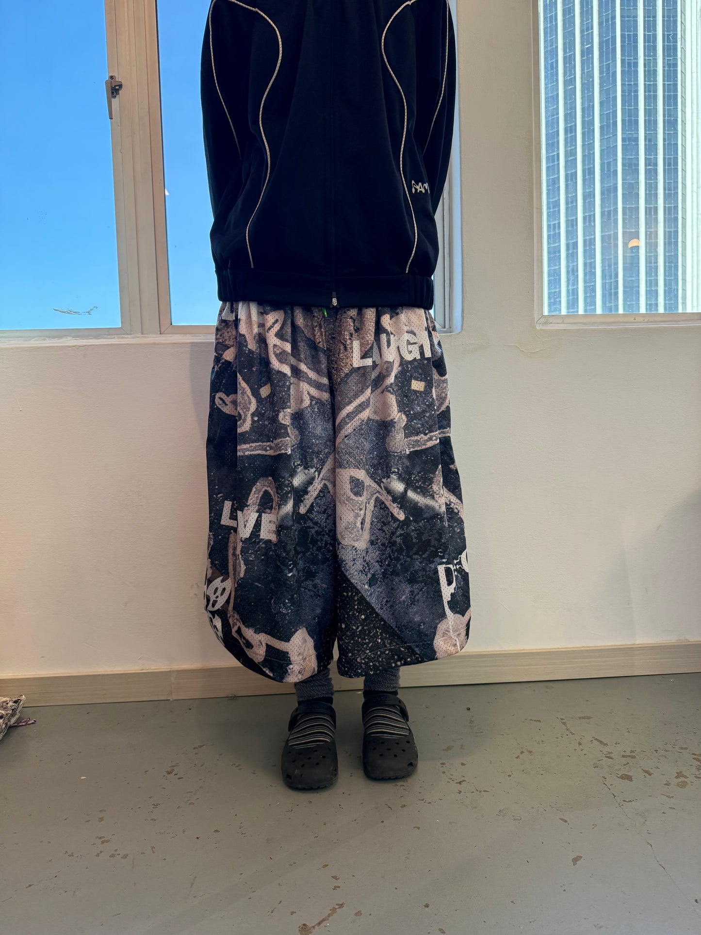 Xiang Feng Mesh Jorts