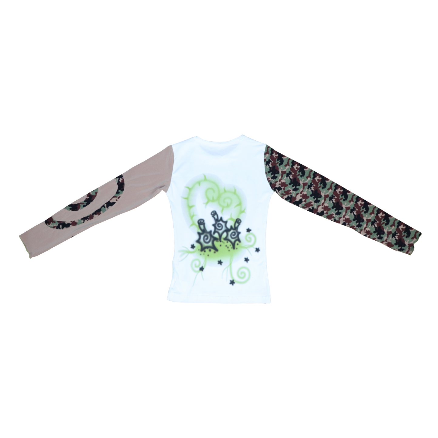 Poons Peeds Patchwork Long Sleeve Tee "Grounding"