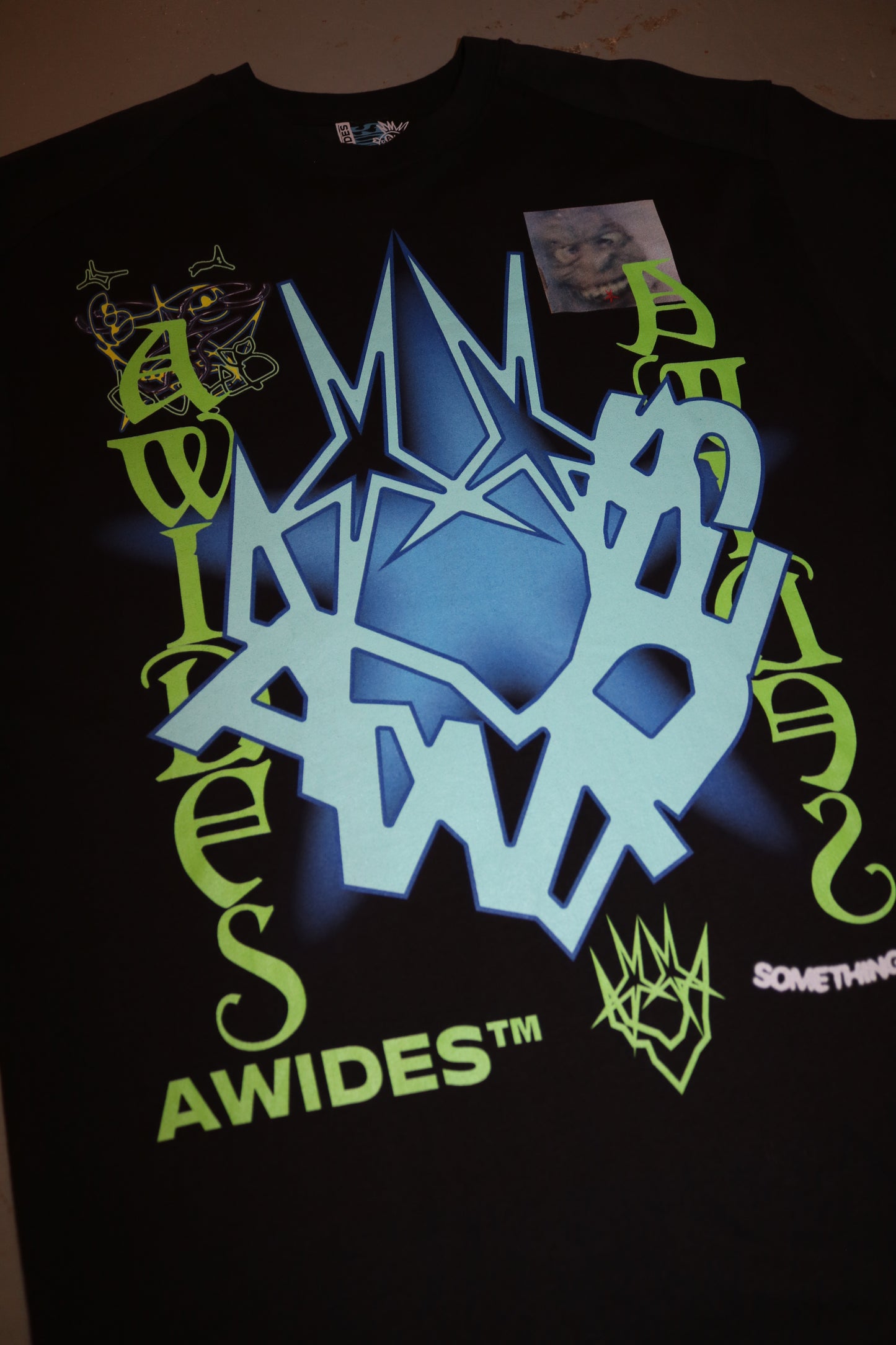 AWIDES - SOMETHING REAL SS TEE BLACK