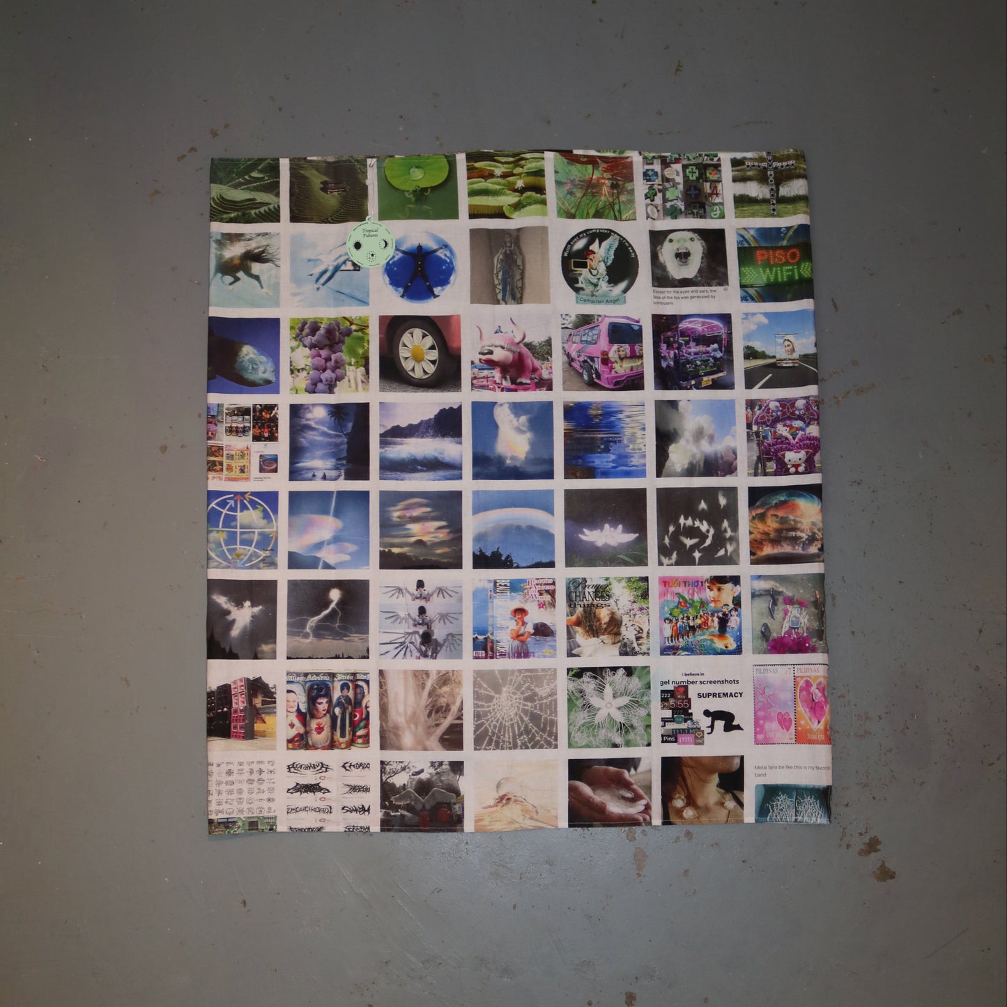 Tropical Futures - Digital Mood Board Sarong