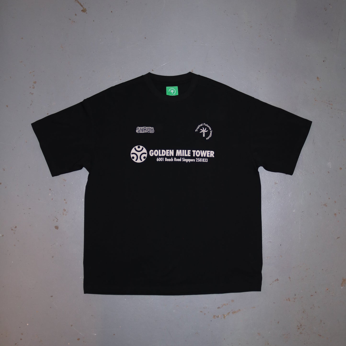 SHRUB GMT TEE BLACK