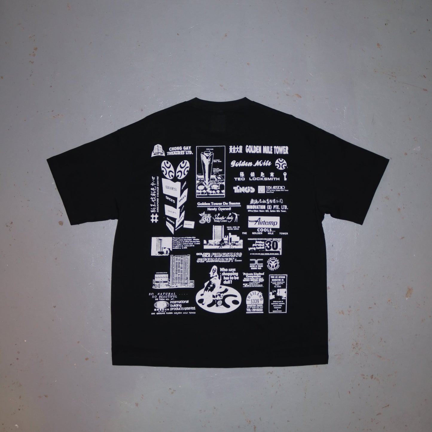 SHRUB GMT TEE BLACK
