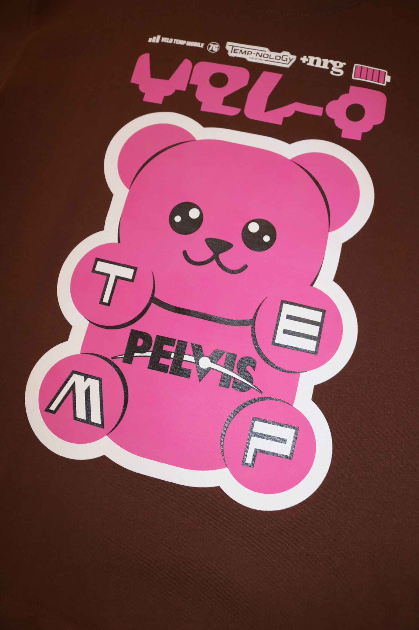 PELVIS - GUMMY PALS S/S TEE BROWN
