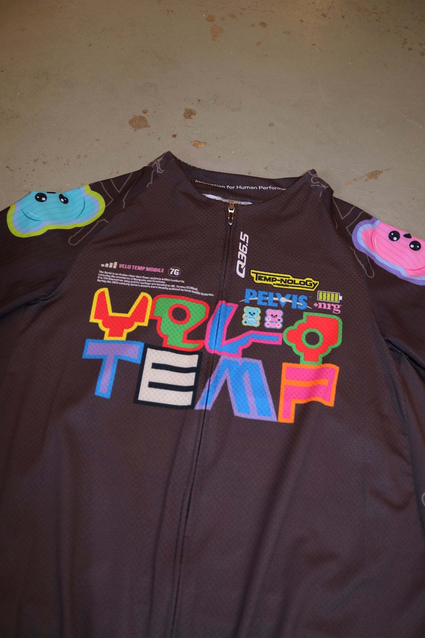 PELVELOTEMP - GUMMY +NRG ‘GREGARIUS CLIMA’ TEAM JERSEY