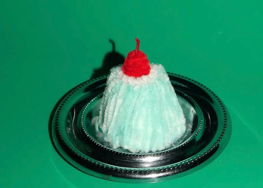 Curly Whirly Pudding (Peppermint)