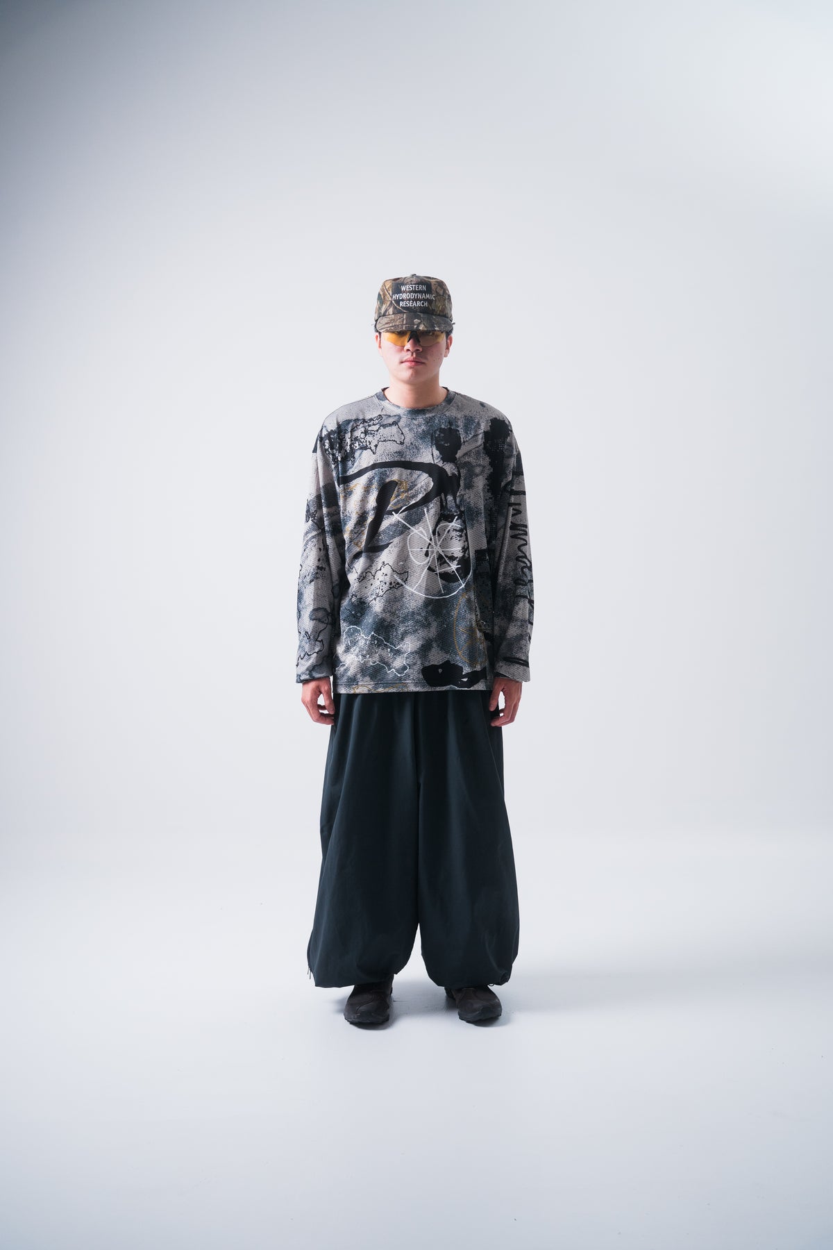 UN/I MASKING Mega Print Long Sleeve Jersey