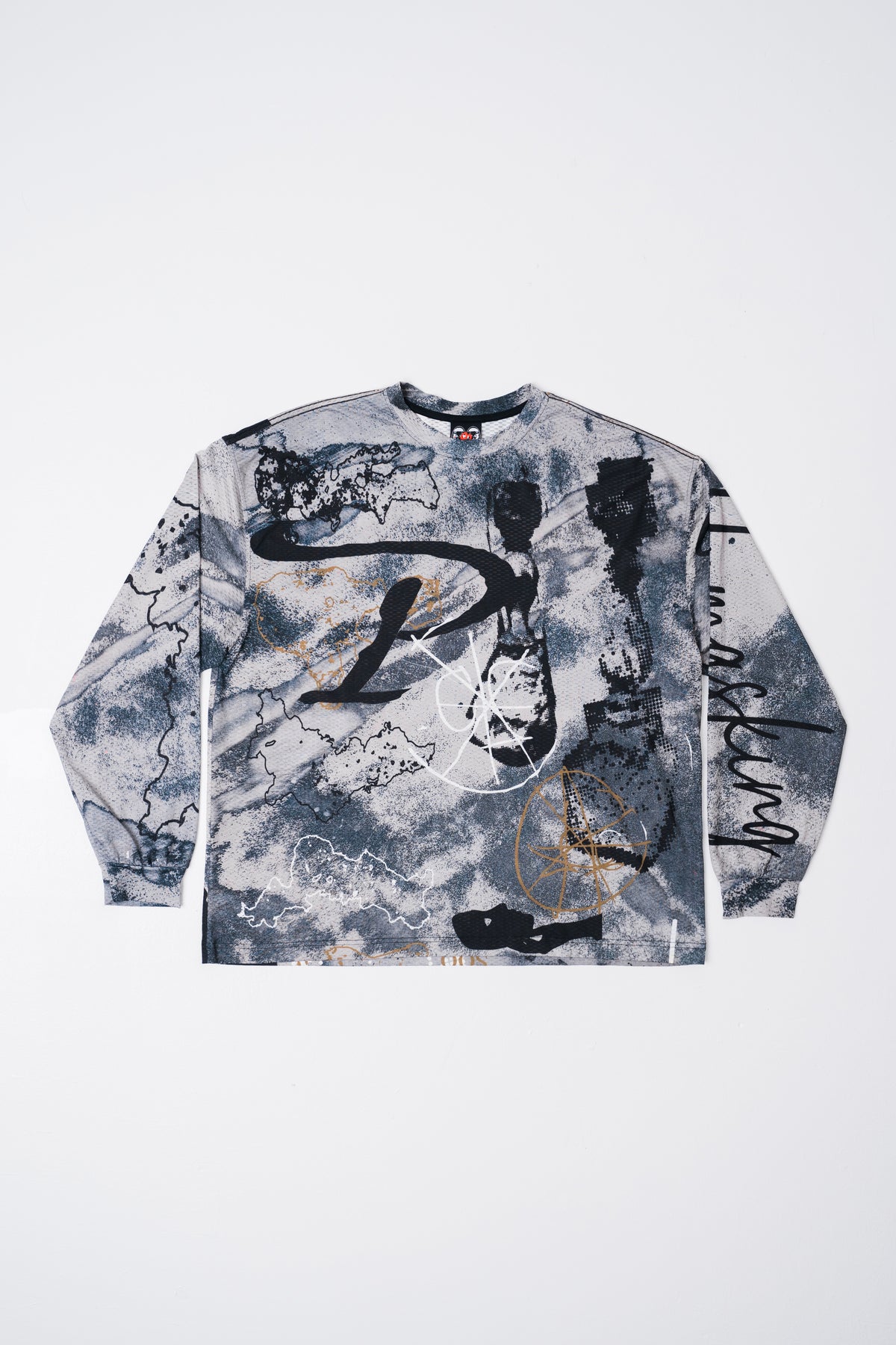 UN/I MASKING Mega Print Long Sleeve Jersey