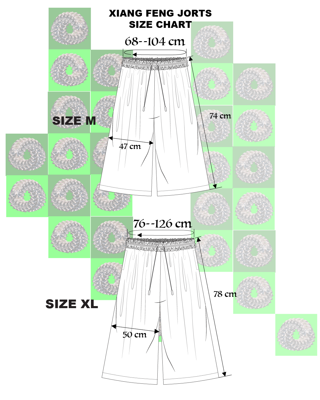 Xiang Feng Mesh Jorts