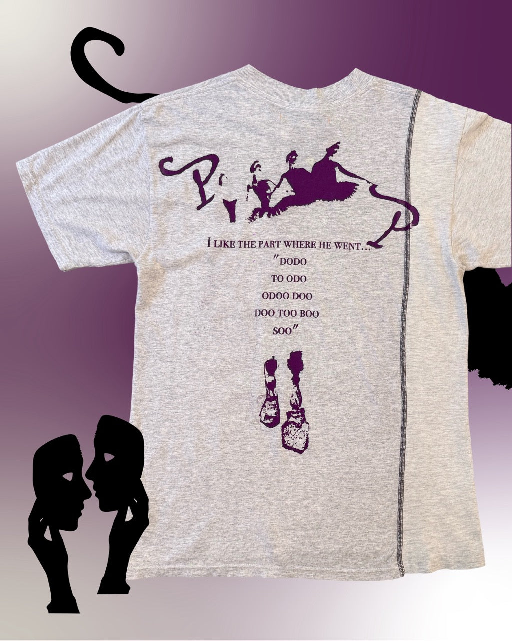 "Do I Matter" Up Cycle T Shirt Grey